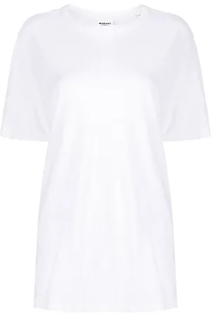 Marant Etoile T-shirt Zewel en lin à logo imprimé