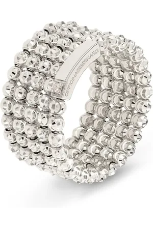 Officina Bernardi Bague en or blanc 18ct ornée de diamants