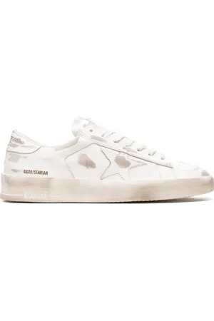 Golden Goose "baskets Stardan ""white/beige"" en cuir"