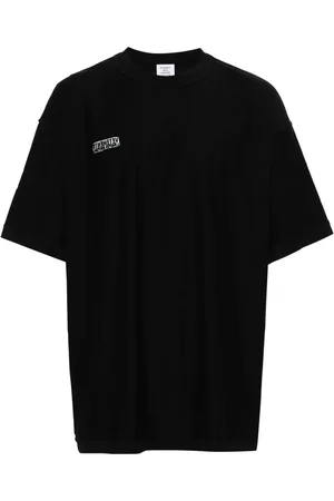 Vetements T-shirt en coton à coutures apparentes