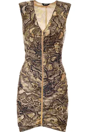 Roberto Cavalli Robe mi-longue à col v