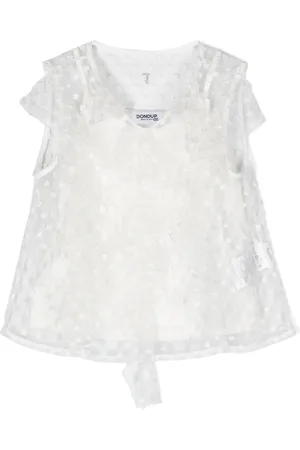 Dondup Blouse à fleurs brodées
