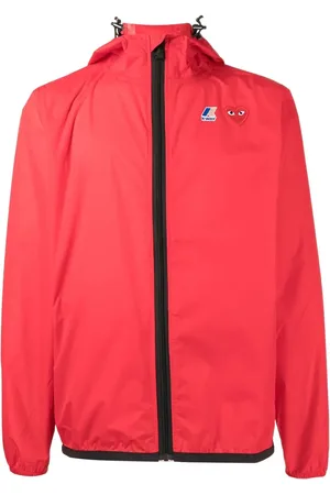 Comme des Garçons X K-Way veste zippée à capuche