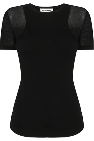 Jil Sander T-shirt en crêpe