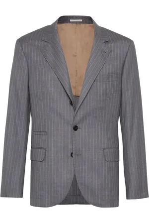 Brunello Cucinelli Blazer à rayures