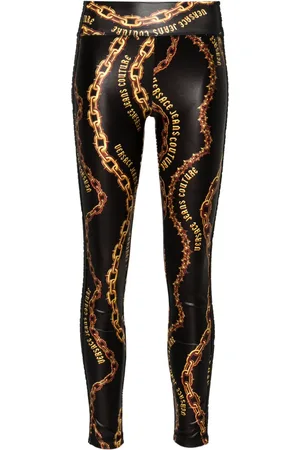 VERSACE Legging à imprimé chaine