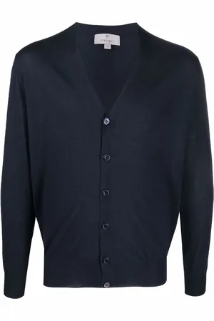 CANALI Cardigan en maille à col v