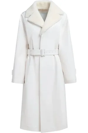 Marni Manteau en cuir à taille ceinturée