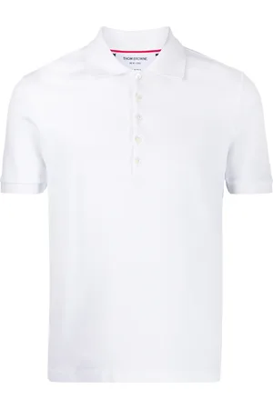 Thom Browne Polo en piqué à 4 bandes signature