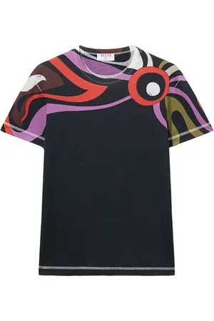 Puccini Chemise en coton à imprimé Marmo