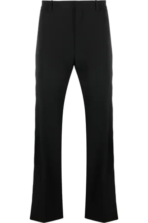 OFF-WHITE Pantalon droit à logo brodé