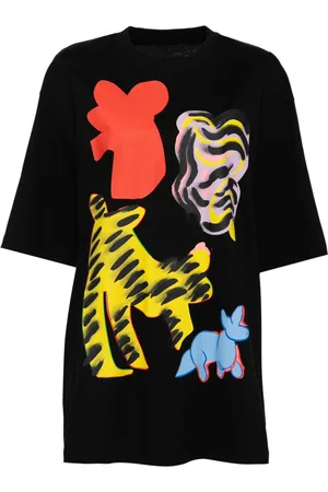 JNBY T-shirt à imprimé chat