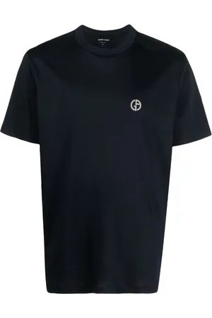 Giorgio Armani T-shirt en coton à logo brodé