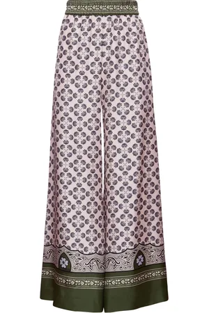 La DoubleJ Pantalon palazzo imprimé