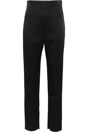 Khaite Pantalon slim en satin