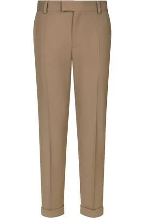 Dolce & Gabbana Pantalon fuselé à plis marqués
