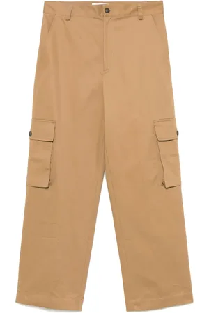 Maison Kitsuné Pantalon en coton à poches cargo