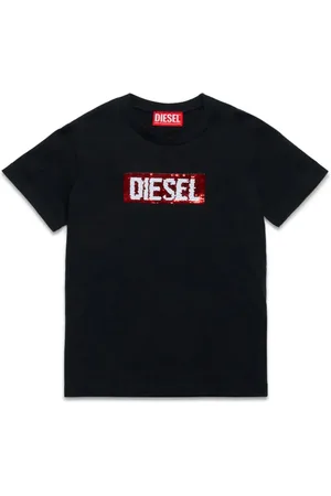 Diesel T-shirt en coton à sequins