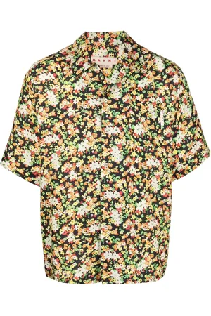 Marni Chemise fleurie à manches courtes