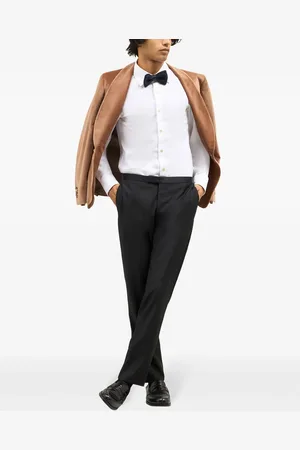 Boglioli Pantalon de smoking en satin