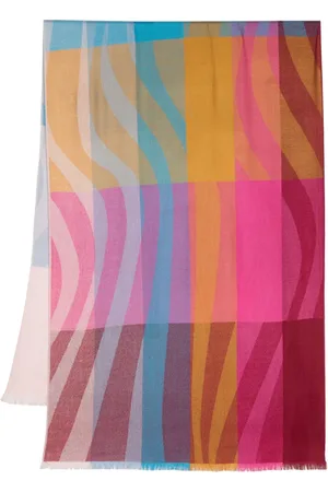 Paul Smith écharpe Swirl Stripe à design colour block