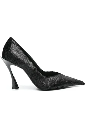 MUGLER Escarpins en lurex 105 mm