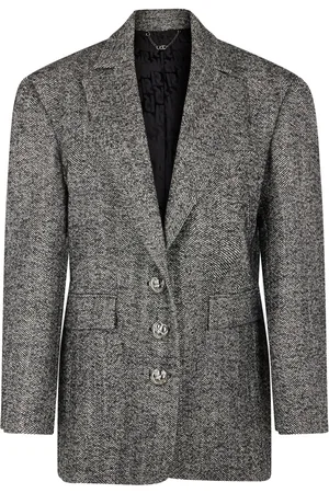 Paco rabanne Blazer en laine à motif chevrons
