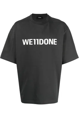 We11 Done T-shirt en coton à logo imprimé