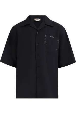 Marni Chemise à logo brodé