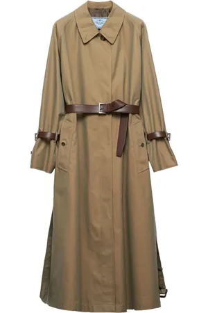 Prada Trench à taille ceinturée