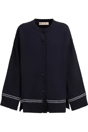 Marni Cardigan à logo en intarsia
