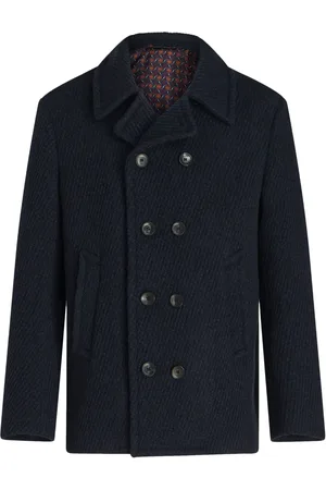 Etro Manteau croisé à col cranté