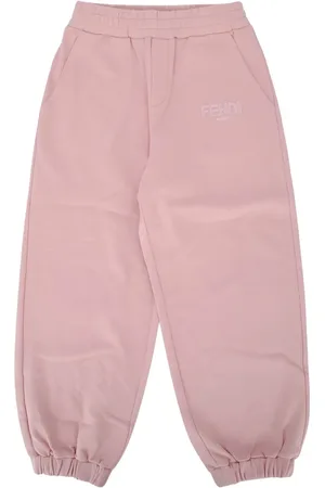 Fendi Pantalon à logo brodé