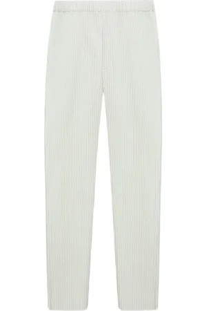Issey Miyake Pantalon à design plissé