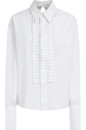 Marni Chemise en coton à plis