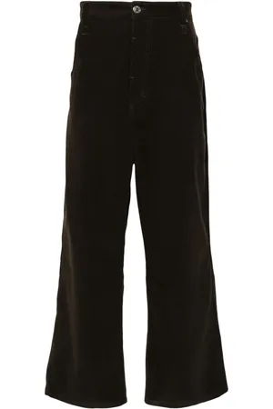 Ami Pantalon en velours côtelé à coupe ample