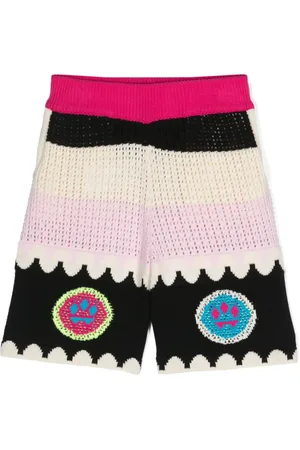 BARROW Short en maille à logo en jacquard
