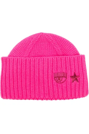 Chiara Ferragni Bonnet nervuré à motif Eye Star brodé