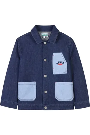 Kenzo Veste en jean à logo brodé