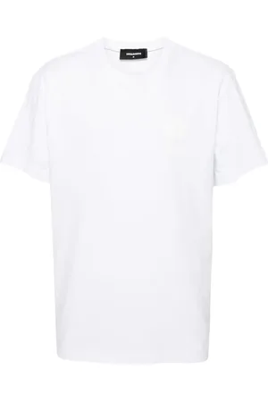 Dsquared2 T-shirt en coton à logo en relief