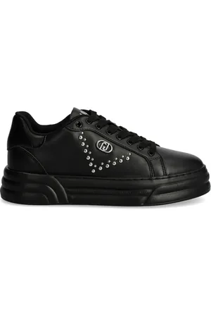 Liu Jo Baskets en cuir à logo embossé