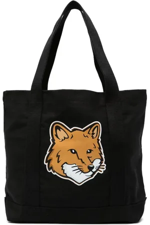 Maison Kitsuné Sac cabas à imprimé renard signature