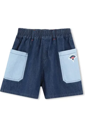 Kenzo Short en jean à logo brodé