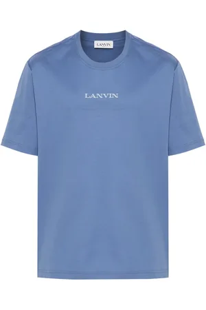 Lanvin T-shirt en coton à logo brodé