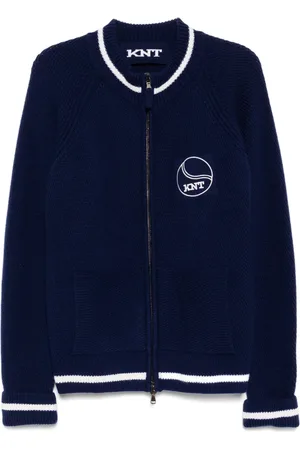 Kiton Veste à patch logo