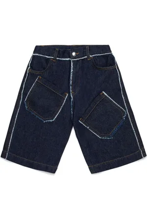 Marni Short en jean à poches plaquées