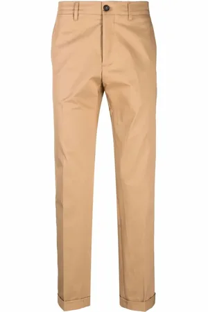 Golden Goose Pantalon chino slim à plis marqués