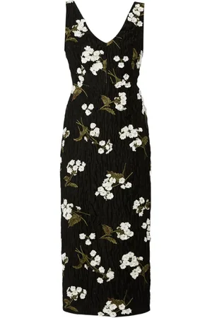 Erdem Robe sans manches à coupe mi-longue