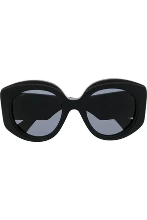 Gucci Lunettes de soleil carrées à log GG