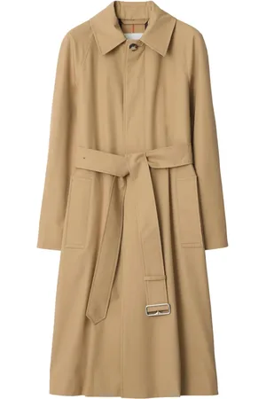 Burberry Manteau en gabardine à coupe longue